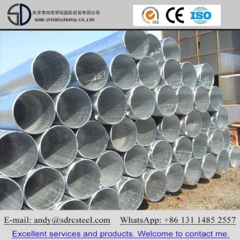 Pre Galvanized Round Steel Pipe for Building Material