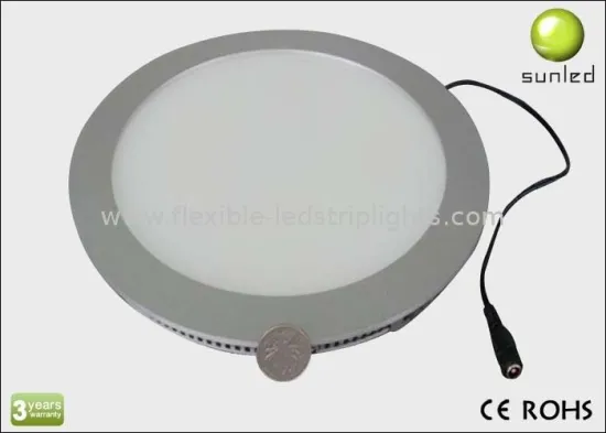 Round Flat Panel Led Lights , 180mm X 15mm Smd3014 Chips Panel Lighting