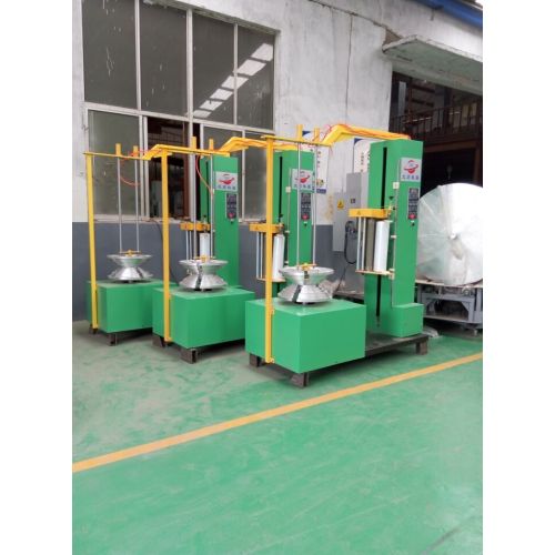 Multi-pieces motorcycle tyres wrapping machine