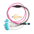 12F MPO-LC PC SX OM4 patch cord de fibra
