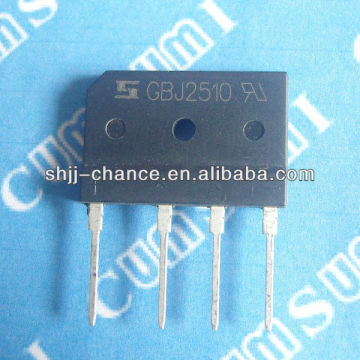 GBJ2510 25.0 ampere series single-phase silicon bridge rectifier