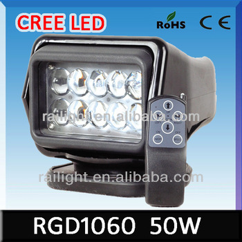 cree led remote control spotlight search light for cars