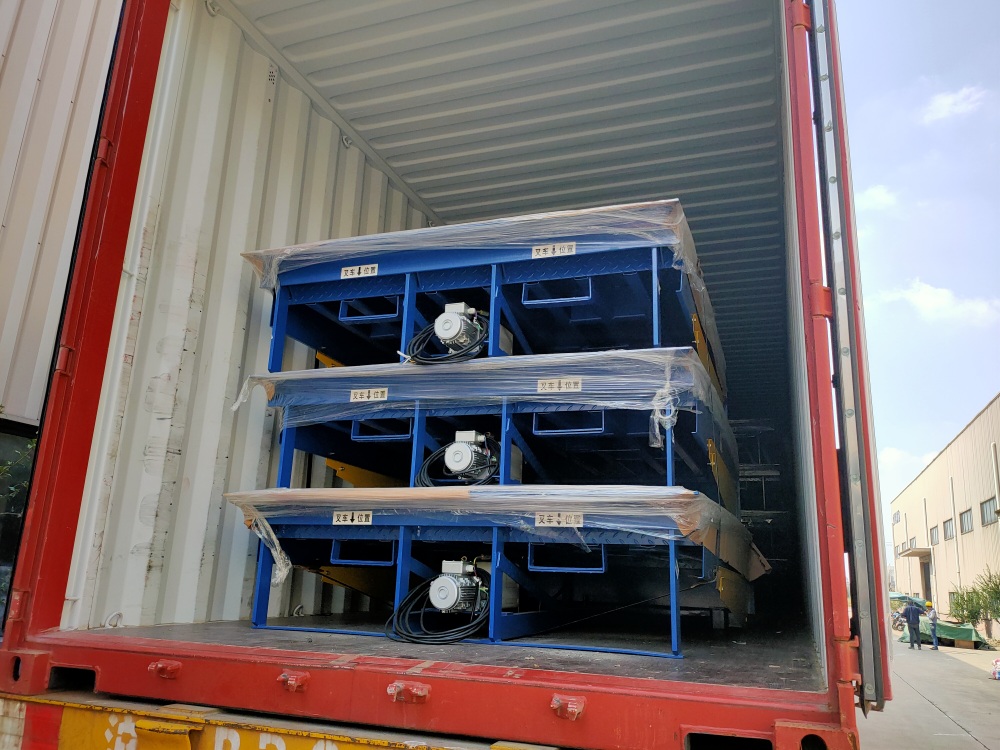loading container of warehouse hydraulic loading dock levelers-2