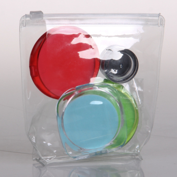 Customized PVC Fashion Ziplock Cosmetic Bag