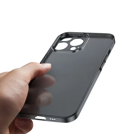 Customized Logo Matte Shockproof TPU Soft Phone Case for iPhone 15 Pro Max and Galaxy S23/S24