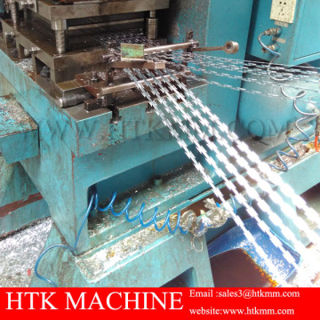 Cross Type Razor Barbed Wire machine/Concertina Razor Barbed Wire/Razor Wire Fence Making machine