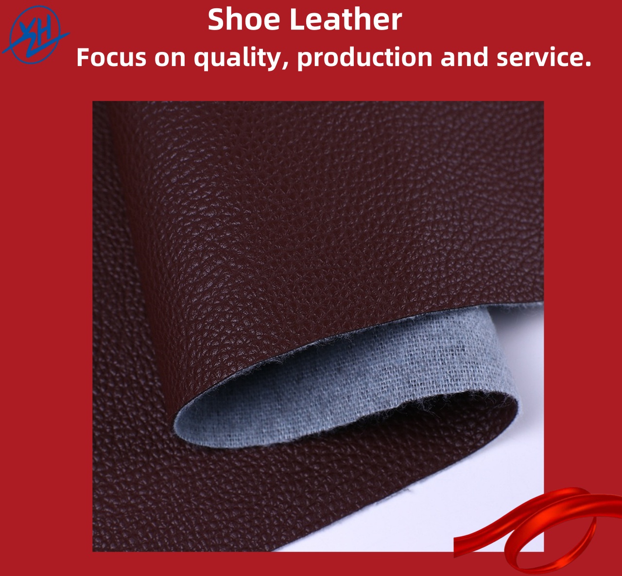 Cuero de zapato PVC de 1.0 mm para calzado