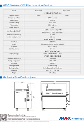 Max Photonics: A Comprehensive Guide to Their High-Power Laser Sources