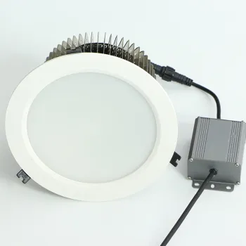 100W IP65 Rated High Power Anti-Glare LED Recessed Downlight with Hall Ceiling Mounting
