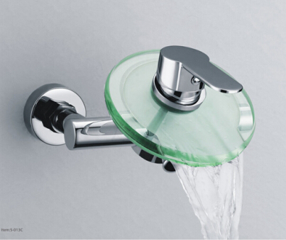 Badkar glas vattenfall dusch (S - 013C)