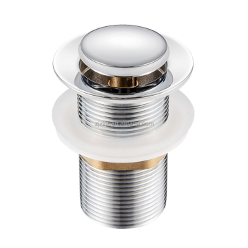 X19303 Brass Chrome Push Down Pop Up Drain