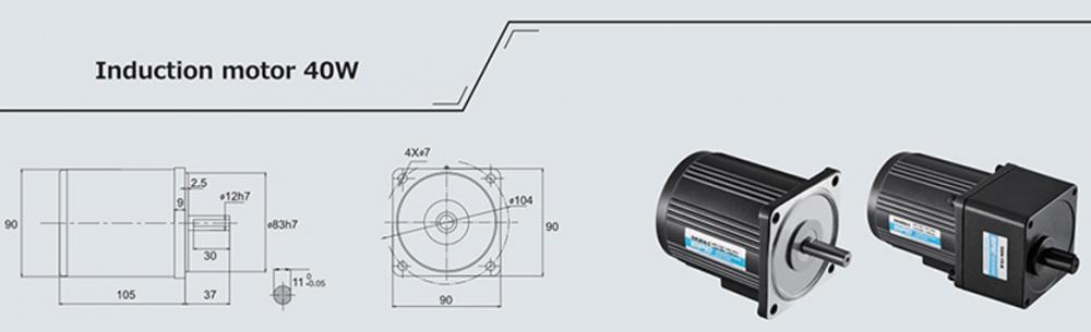 40w Induction Ac Motor