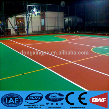 Outdoor Synthetic Basketball Court Rubber Flooring