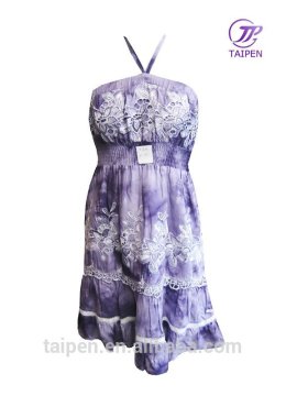 Fashion Casual Ladies Party Wear Dresses Breathable Summer Beach Women Dress