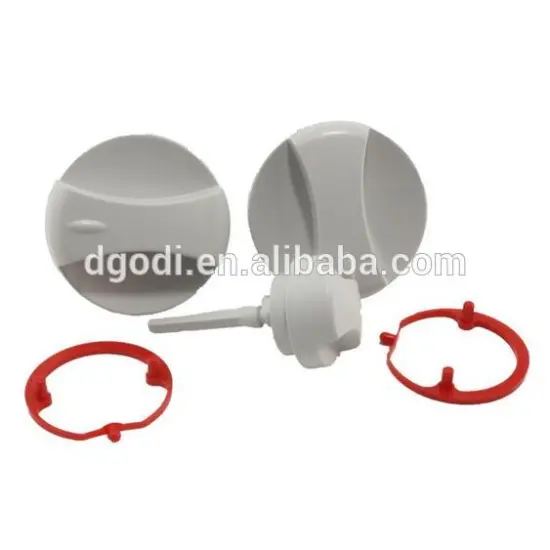 Custom Made Gray Plastic Rotating Volume Control Knobs for Audio Equipment