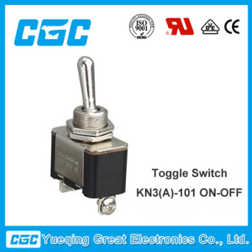 KN3(A)-101 on off 1 pole 1 throw spst medium toggle switch