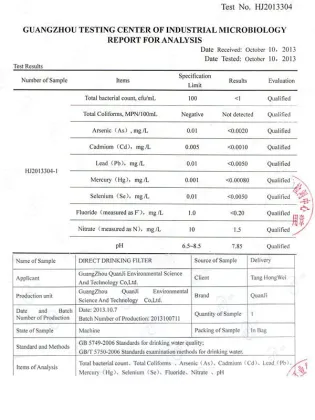 Ceramic Filter Cartridge/ Ceramic Filter Element