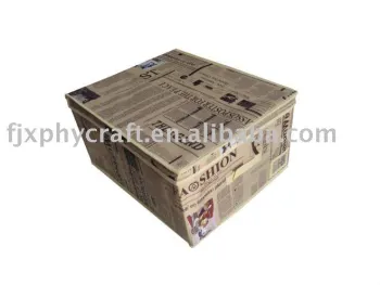 Folding fabric box