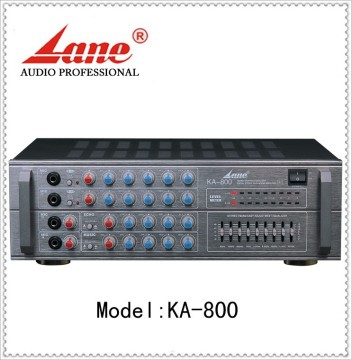 Lane *KA-800 high quality karaoke professional power amplifier with high sensitive