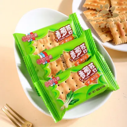 Chives Flavored Soda Crackers