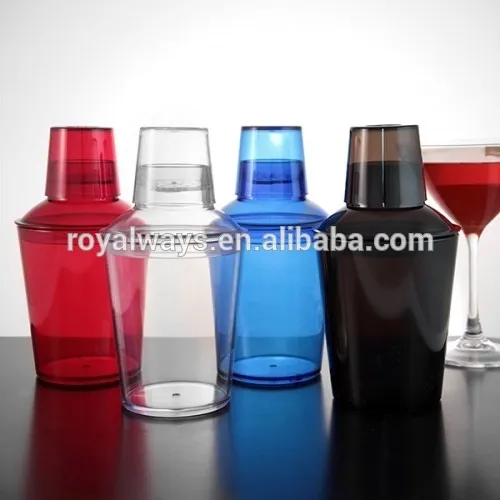 500ml plastic mini cocktail shaker