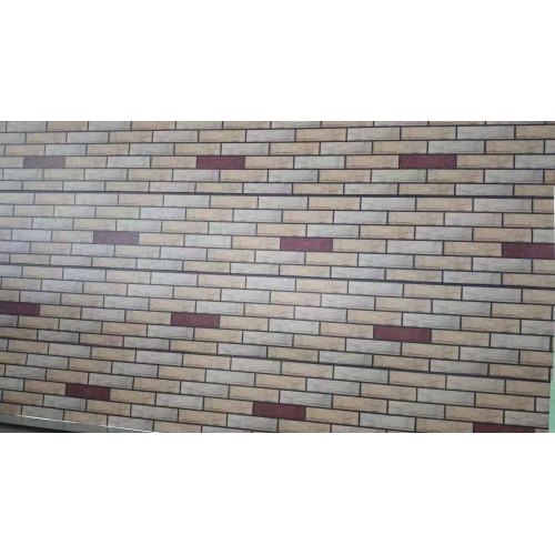 Painel sanduíche de metal decorativo de alto desempenho com padrão de tijolo de cor clara