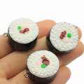 100 Stück süße 3D-Harz-Sushi-Simulation Miniatur Japan Food Charm Kawaii Miniatur japanische Harz-Sushi-Anhänger für DIY-Dekor