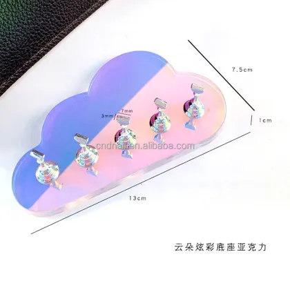 Nail Polish Display: Tool Tips Practice Stand - Magnetic Nail Tip Holder