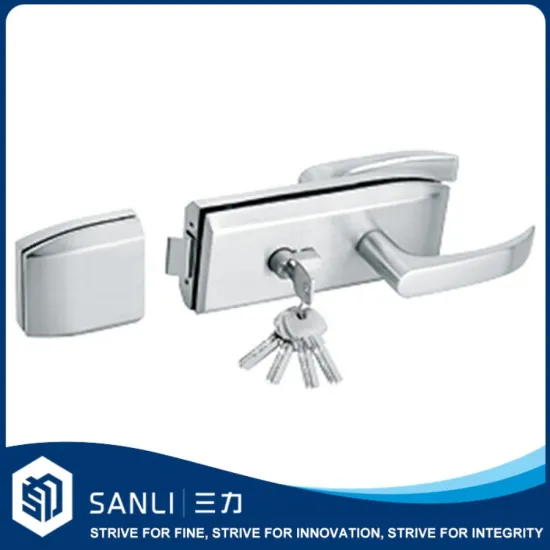 SL-038 12mm thickness glass double entry door lock