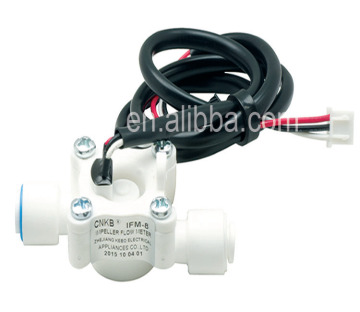 Zhengjiang CNKE DC5V Top quality Water household Appliances switch 1/4 quick union IFM-8 Impeller Flow Meter