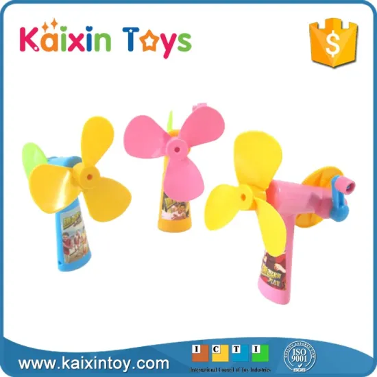 2015 Hot Selling Plastic Hand-Operated Mini Toy Fan