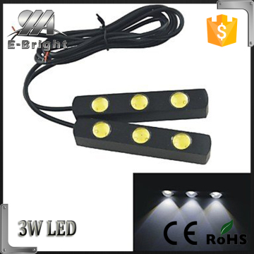 Car Accessories drl 12V 3LED 3W Eagle Eye drl Car Daytime Running Lights led daytime running lights