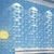 blue color paintable Go 3d indoor emboosed wall sticker