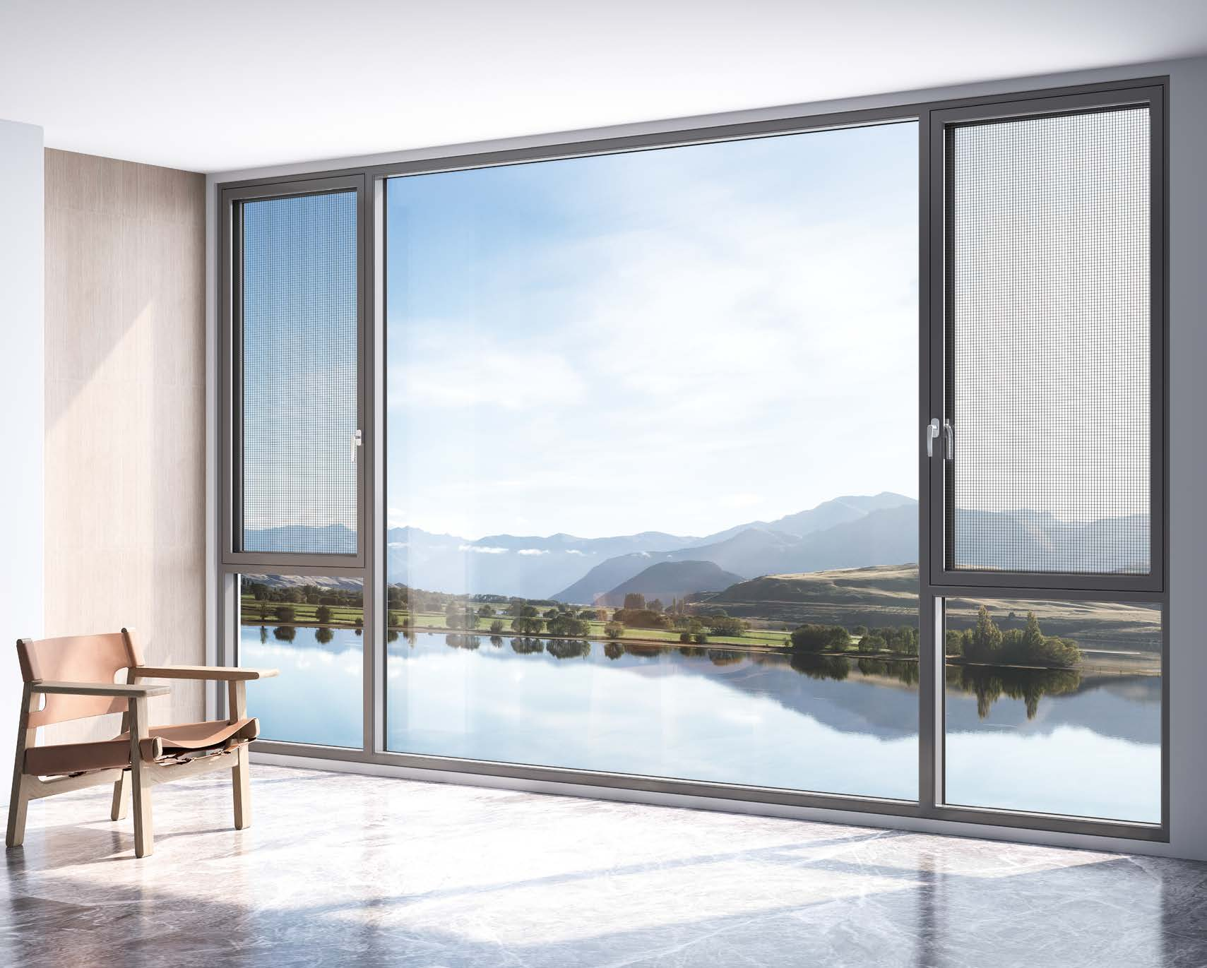 Ventana estéril térmica con barrera de isoterma