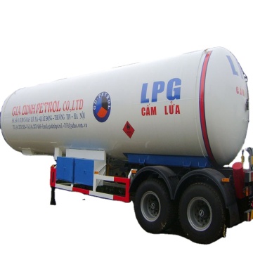 Heißverkaufte LPG -Gasanhänger: Horizontale Druckgefäße für Propan und Verflüssigungsgastransport