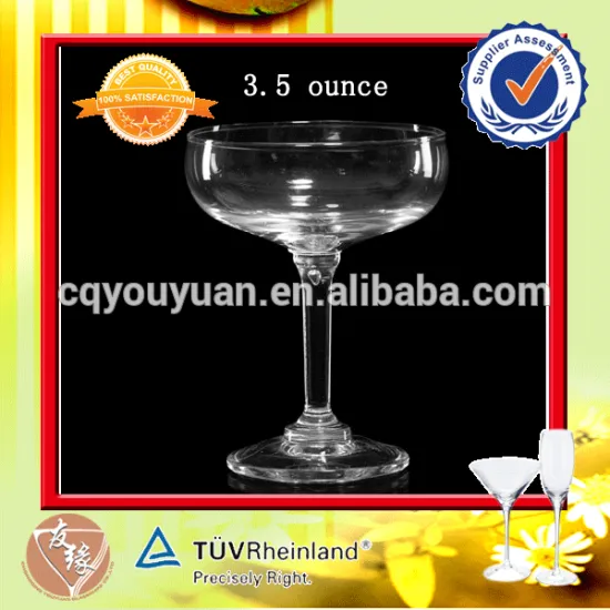 Stemware elegant mini martini glass 110ml