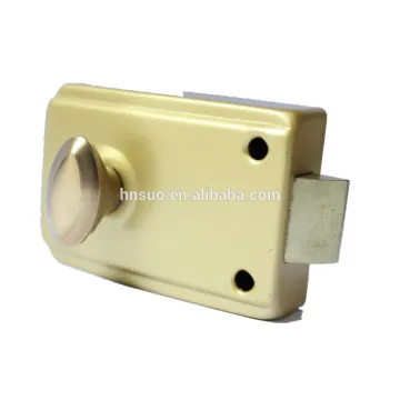 Professional brass latch rim door locks thumb turn with low price