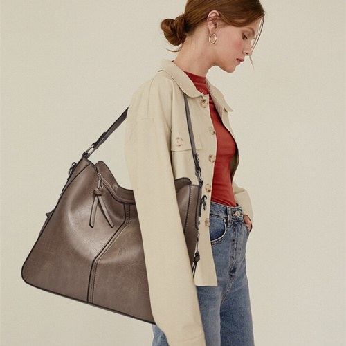 Fashion Women Bags Grand sac fourre-tout en cuir