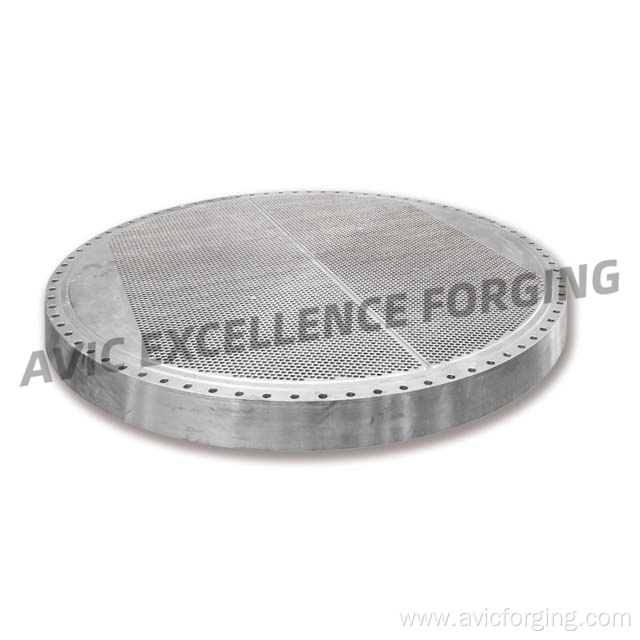 forged baffles for heat exchangers