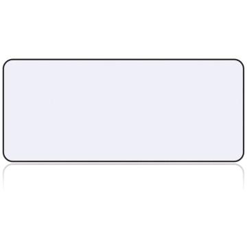 Customizable Large White Non-Slip Gaming Mousepad for Enhanced Desk Setup