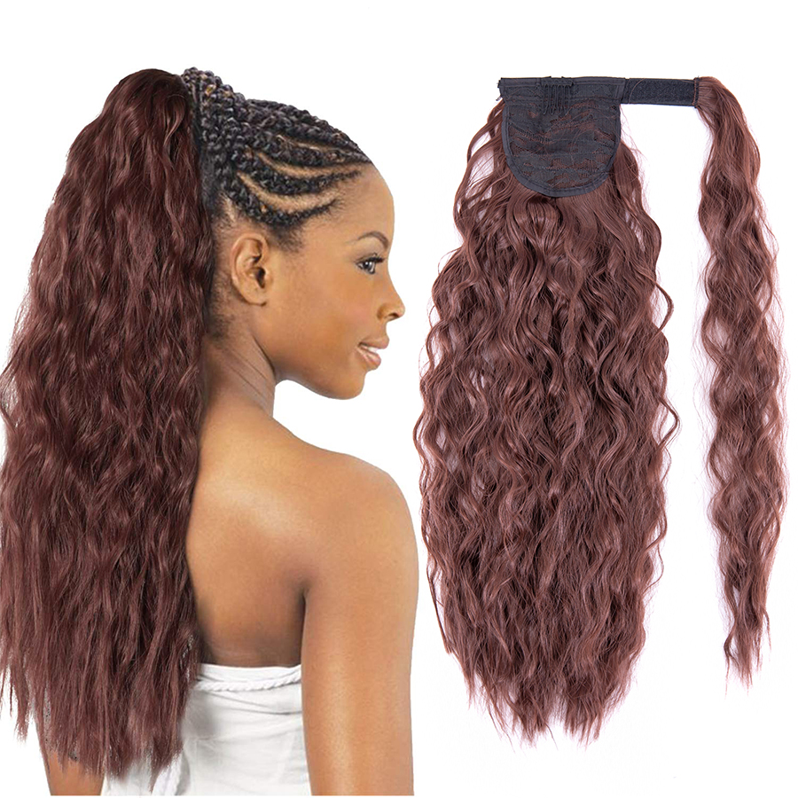 Corn Wavy Wrap Around Ponytail