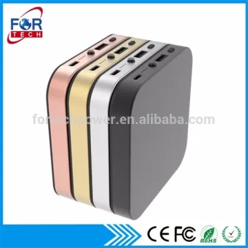 Promotional power bank 4000mah with led lights,customized logo power charger