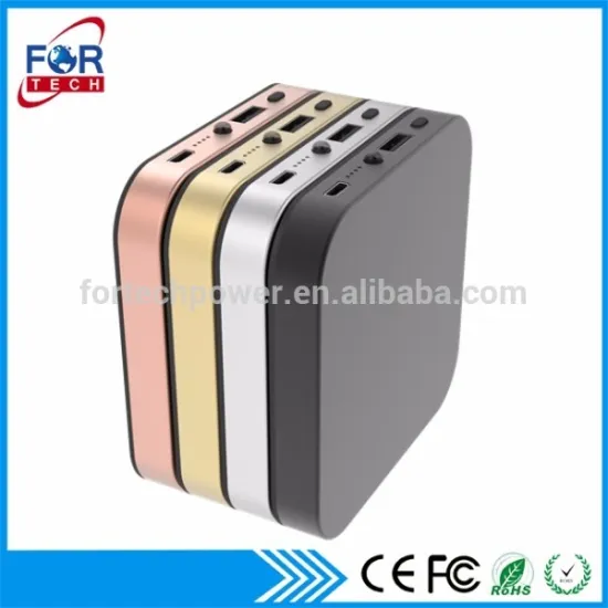 Promotional power bank 4000mah with led lights,customized logo power charger