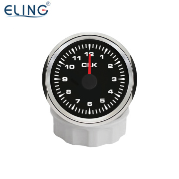 Eling 52mm 2 '' Meter jam dengan lampu belakang 12 jam untuk kenderaan dan kapal layar