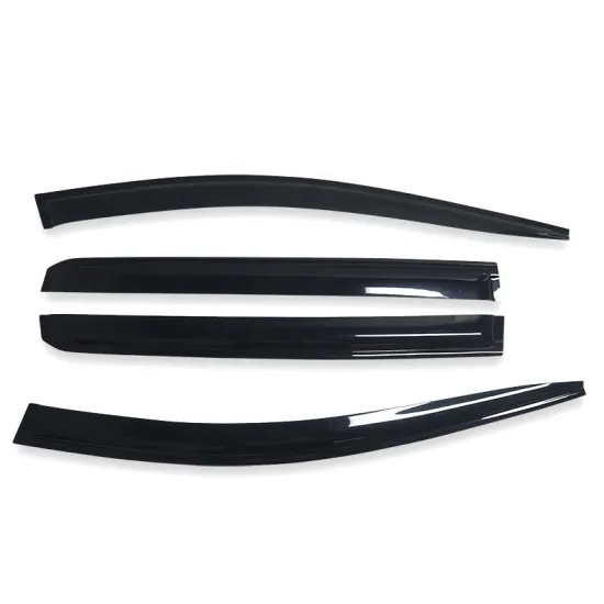 YCSUNZ Weather Sun Shield Rain Guards Door Visor Matte Black for Mitsubishi Xpander 2018-2023
