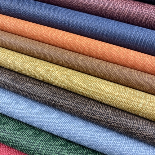 Borong Tiruan Linen Upholstery PU Kulit untuk Kasut