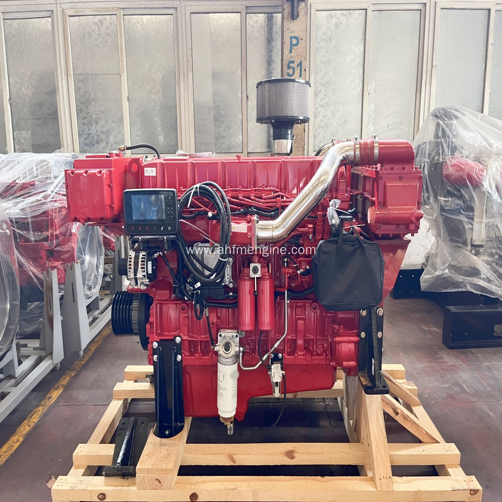 Marine diesel engine for boat