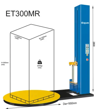 Mechanical Brake Pallet Stretch Wrapper