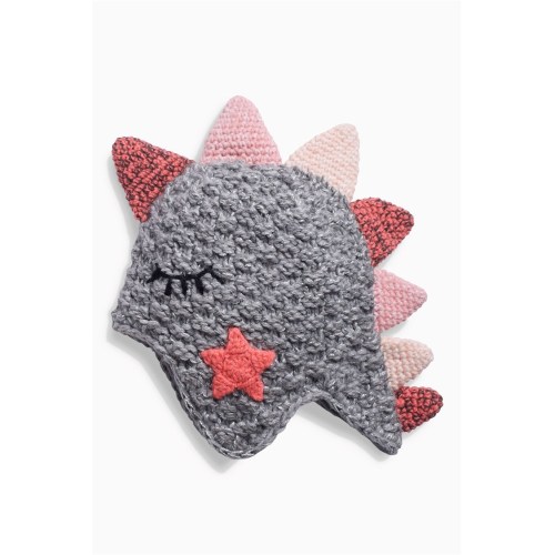 Double cute dinosaur baby knit wool hat