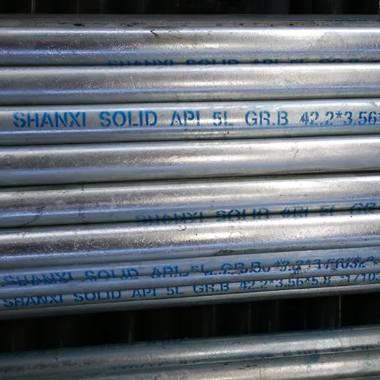 PER galvanized round pipe price per meter